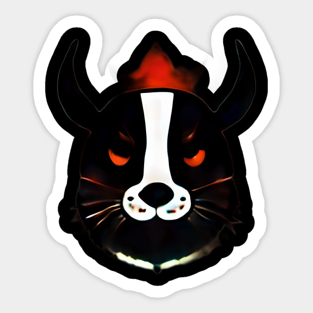 Scary Animal Sticker by Gameshirts